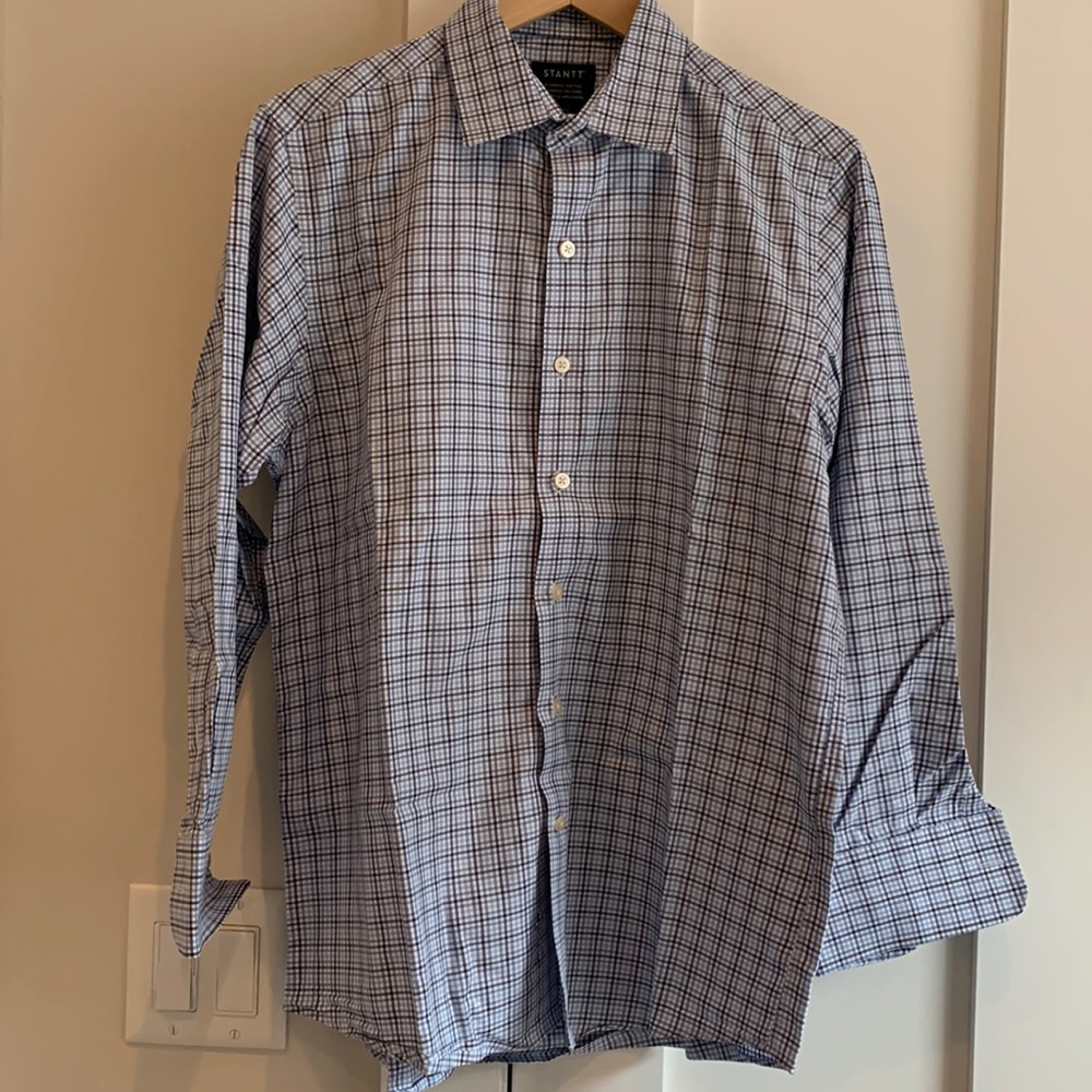 Stantt plaid button down